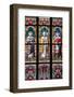 Prague, St. Vitus Cathedral, Stained Glass Window, St. Ludmilla, St. Methodius and St. Wenceslaus-Samuel Magal-Framed Photographic Print