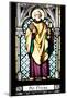 Prague, St. Vitus Cathedral, Stained Glass Window, St. Peter-Samuel Magal-Mounted Photographic Print