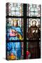 Prague, St. Vitus Cathedral, Stained Glass Window, St. Sigismundus, St. Guilelmus.-Samuel Magal-Stretched Canvas