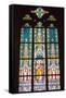 Prague, St. Vitus Cathedral, Stained Glass Window, St Thomas-Samuel Magal-Framed Stretched Canvas