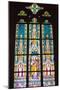 Prague, St. Vitus Cathedral, Stained Glass Window, St Thomas-Samuel Magal-Mounted Photographic Print