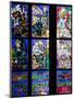 Prague, St. Vitus Cathedral, Thunov Chapel, Stained Glass Window, Psalm 126:5, Central Left Section-Samuel Magal-Mounted Premium Photographic Print