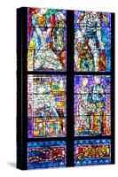 Prague, St. Vitus Cathedral, Thunov Chapel, Stained Glass Window, Psalm 126:5, Central Section-Samuel Magal-Stretched Canvas