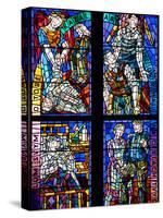 Prague, St. Vitus Cathedral, Thunov Chapel, Stained Glass Window, Psalms, Psalm 126:5-Samuel Magal-Stretched Canvas