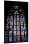 Prague, St. Vitus Cathedral, Thunov Chapel, Stained Glass Window, Psalms, Psalm 126:5-Samuel Magal-Mounted Photographic Print