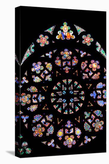 Prague, St. Vitus Cathedral, Western Frontispiece, Rose Window, Creation of the World-Samuel Magal-Stretched Canvas