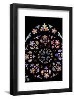 Prague, St. Vitus Cathedral, Western Frontispiece, Rose Window, Creation of the World-Samuel Magal-Framed Premium Photographic Print