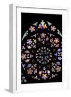 Prague, St. Vitus Cathedral, Western Frontispiece, Rose Window, Creation of the World-Samuel Magal-Framed Photographic Print