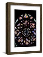 Prague, St. Vitus Cathedral, Western Frontispiece, Rose Window, Creation of the World-Samuel Magal-Framed Photographic Print