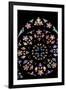 Prague, St. Vitus Cathedral, Western Frontispiece, Rose Window, Creation of the World-Samuel Magal-Framed Photographic Print