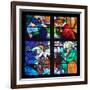 Prague, St. Vitus Cathedral, Window in the New Archbishop Chapel, Mucha Stained Glass Window-Samuel Magal-Framed Photographic Print