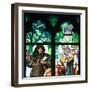 Prague, St. Vitus Cathedral, Window in the New Archbishop Chapel, Mucha Stained Glass Window-Samuel Magal-Framed Photographic Print