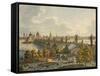 Prague, View of Ponte Carlo-null-Framed Stretched Canvas