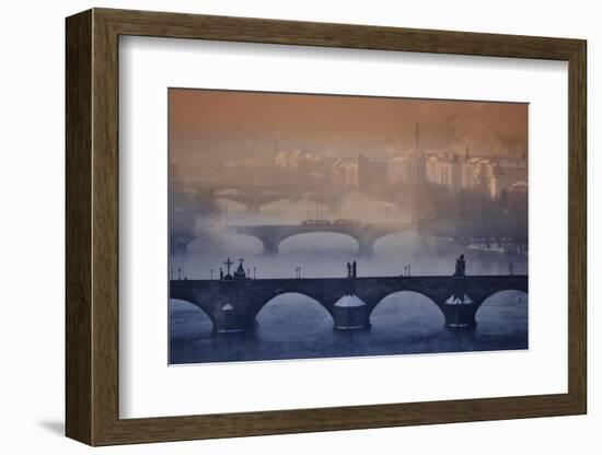 Prague - Winter Mood-Martin Froyda-Framed Photographic Print