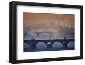 Prague - Winter Mood-Martin Froyda-Framed Photographic Print