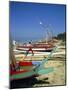 Prahu, Colourful Local Boats, on Sanur Beach, Bali, Indonesia-Robert Harding-Mounted Photographic Print