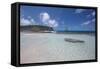 Praia Da Atalaia Beach on Fernando De Noronha-Alex Saberi-Framed Stretched Canvas