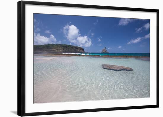 Praia Da Atalaia Beach on Fernando De Noronha-Alex Saberi-Framed Photographic Print