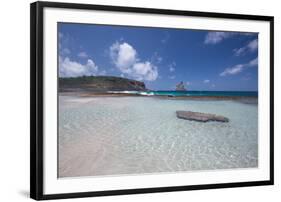 Praia Da Atalaia Beach on Fernando De Noronha-Alex Saberi-Framed Photographic Print