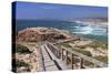 Praia da Borderia beach, Carrapateira, Costa Vicentina, west coast, Algarve, Portugal, Europe-Markus Lange-Stretched Canvas