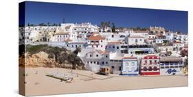 Praia da Carvoeiro beach, Carvoeiro, Algarve, Portugal, Europe-Markus Lange-Stretched Canvas