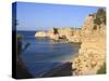 Praia Da Marinha, Algarve, Portugal, Europe-Amanda Hall-Stretched Canvas