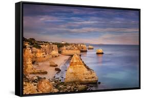 Praia Da Marinha, Algarve, Portugal-Sabine Lubenow-Framed Stretched Canvas