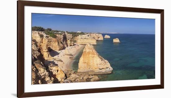 Praia da Marinha beach, Lagoa, Algarve, Portugal, Europe-Markus Lange-Framed Photographic Print