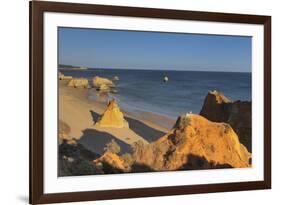 Praia da Rocha beach, Atlantic Ocean, Portimao, Algarve, Portugal, Europe-Markus Lange-Framed Photographic Print