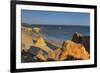 Praia da Rocha beach, Atlantic Ocean, Portimao, Algarve, Portugal, Europe-Markus Lange-Framed Photographic Print
