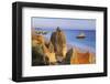 Praia da Rocha on the Coast between Portimao and Alvor, Algarve, Faro, Portugal-null-Framed Art Print