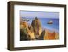 Praia da Rocha on the Coast between Portimao and Alvor, Algarve, Faro, Portugal-null-Framed Art Print