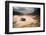 Praia Da Sununga Beach at Sunset with the Serra Do Mar Mountain Ranges in the Background-Alex Saberi-Framed Photographic Print