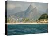 Praia De Diabo, Arpoador Near Copacabana Beach, Brothers Peaks Behind, Rio De Janiero, Brazil-Stuart Westmoreland-Stretched Canvas