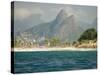 Praia De Diabo, Arpoador Near Copacabana Beach, Brothers Peaks Behind, Rio De Janiero, Brazil-Stuart Westmoreland-Stretched Canvas