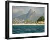 Praia De Diabo, Arpoador Near Copacabana Beach, Brothers Peaks Behind, Rio De Janiero, Brazil-Stuart Westmoreland-Framed Photographic Print