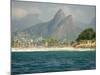 Praia De Diabo, Arpoador Near Copacabana Beach, Brothers Peaks Behind, Rio De Janiero, Brazil-Stuart Westmoreland-Mounted Photographic Print