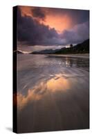 Praia De Lagoinha Beach During Sunset in Ubatuba, Sao Paulo State, Brazil-Alex Saberi-Stretched Canvas