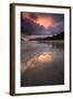 Praia De Lagoinha Beach During Sunset in Ubatuba, Sao Paulo State, Brazil-Alex Saberi-Framed Photographic Print