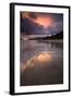 Praia De Lagoinha Beach During Sunset in Ubatuba, Sao Paulo State, Brazil-Alex Saberi-Framed Photographic Print