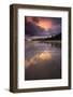 Praia De Lagoinha Beach During Sunset in Ubatuba, Sao Paulo State, Brazil-Alex Saberi-Framed Photographic Print