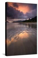 Praia De Lagoinha Beach During Sunset in Ubatuba, Sao Paulo State, Brazil-Alex Saberi-Stretched Canvas