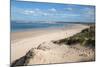 Praia de Peniche de Cima beach backed by sand dunes and popular with surfers-Stuart Black-Mounted Photographic Print