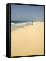 Praia De Santa Monica (Santa Monica Beach), Boa Vista, Cape Verde Islands, Atlantic, Africa-R H Productions-Framed Stretched Canvas