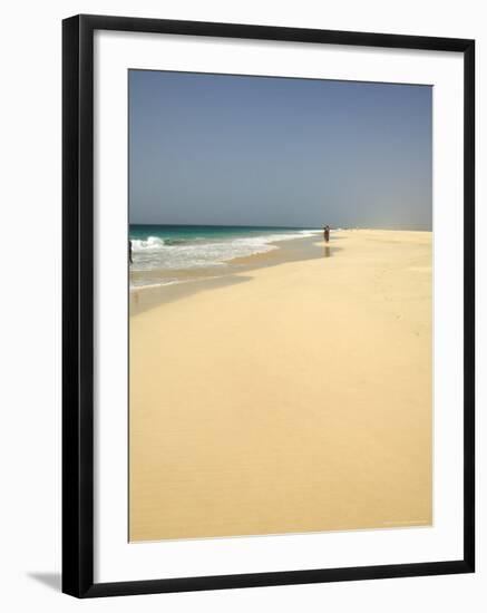 Praia De Santa Monica (Santa Monica Beach), Boa Vista, Cape Verde Islands, Atlantic, Africa-R H Productions-Framed Photographic Print