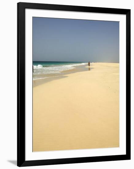 Praia De Santa Monica (Santa Monica Beach), Boa Vista, Cape Verde Islands, Atlantic, Africa-R H Productions-Framed Photographic Print