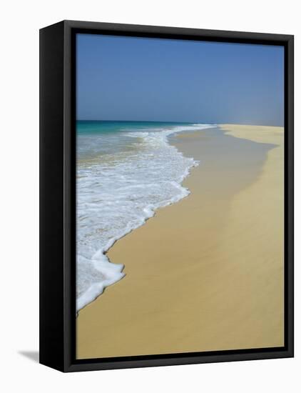 Praia De Santa Monica (Santa Monica Beach), Boa Vista, Cape Verde Islands, Atlantic, Africa-Robert Harding-Framed Stretched Canvas