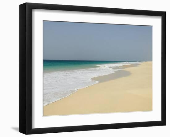 Praia De Santa Monica (Santa Monica Beach), Boa Vista, Cape Verde Islands, Atlantic, Africa-Robert Harding-Framed Photographic Print