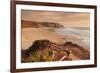 Praia do Amado beach at sunset, Carrapateira, Costa Vicentina, west coast, Algarve, Portugal, Europ-Markus Lange-Framed Photographic Print