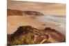 Praia do Amado beach at sunset, Carrapateira, Costa Vicentina, west coast, Algarve, Portugal, Europ-Markus Lange-Mounted Photographic Print